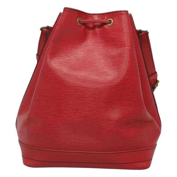 LOUIS VUITTON Epi Noe Shoulder Bag Red M44007 LV Auth 127203 - Picture 2 of 16